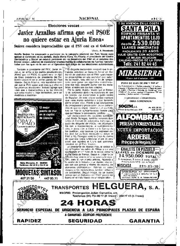 ABC MADRID 20-11-1986 página 27