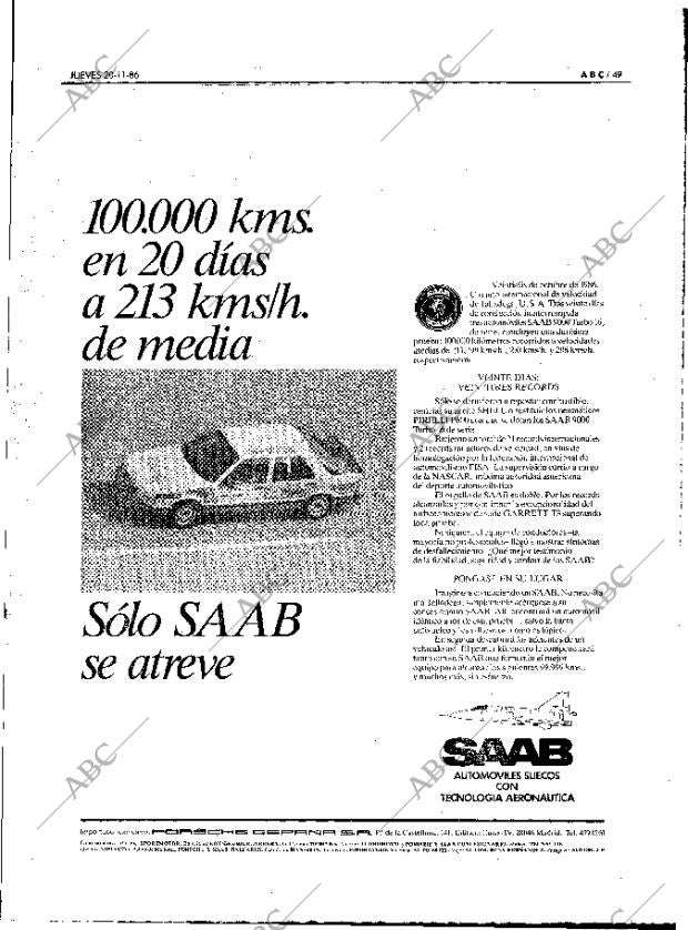 ABC MADRID 20-11-1986 página 49