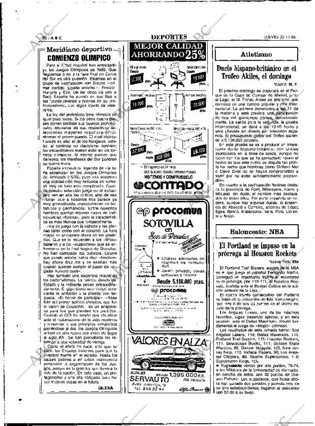 ABC MADRID 20-11-1986 página 82