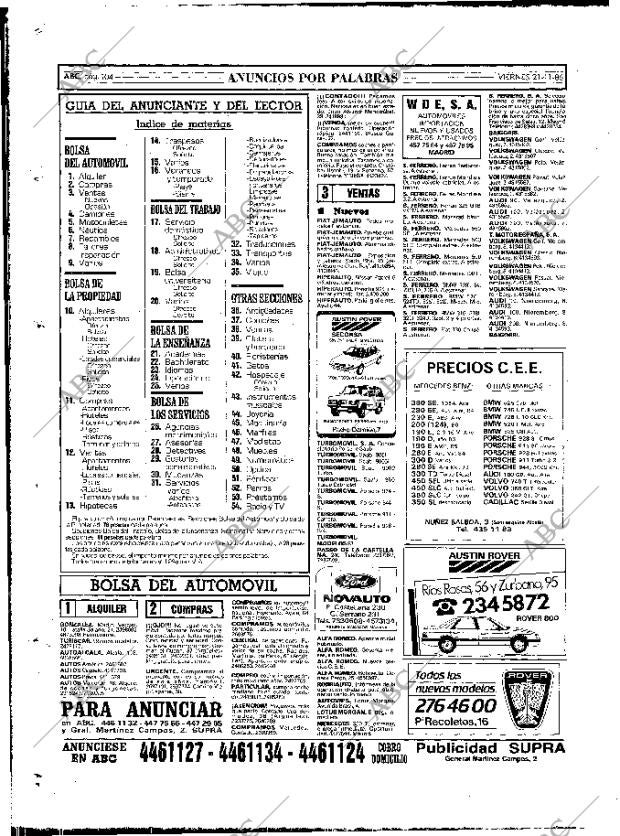 ABC MADRID 21-11-1986 página 104