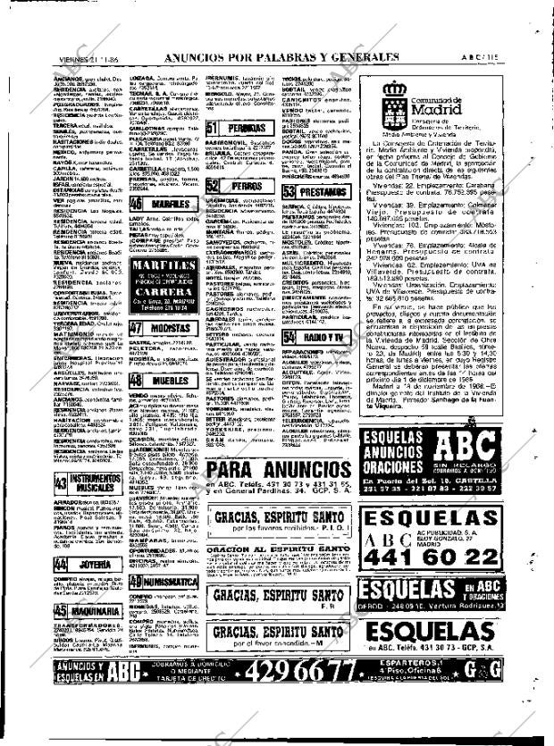 ABC MADRID 21-11-1986 página 115