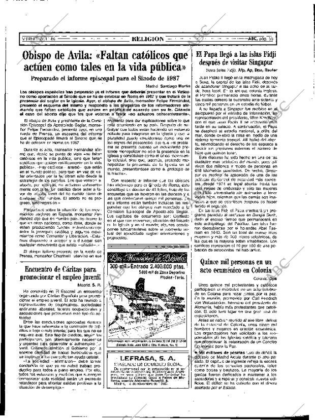 ABC MADRID 21-11-1986 página 55