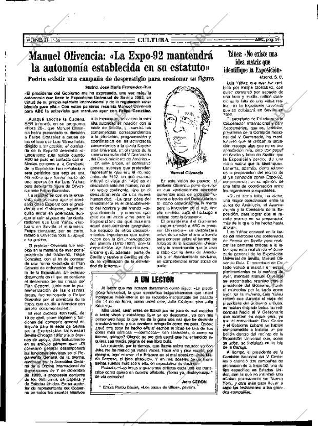 ABC MADRID 21-11-1986 página 59