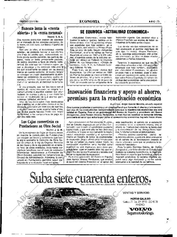 ABC MADRID 21-11-1986 página 73