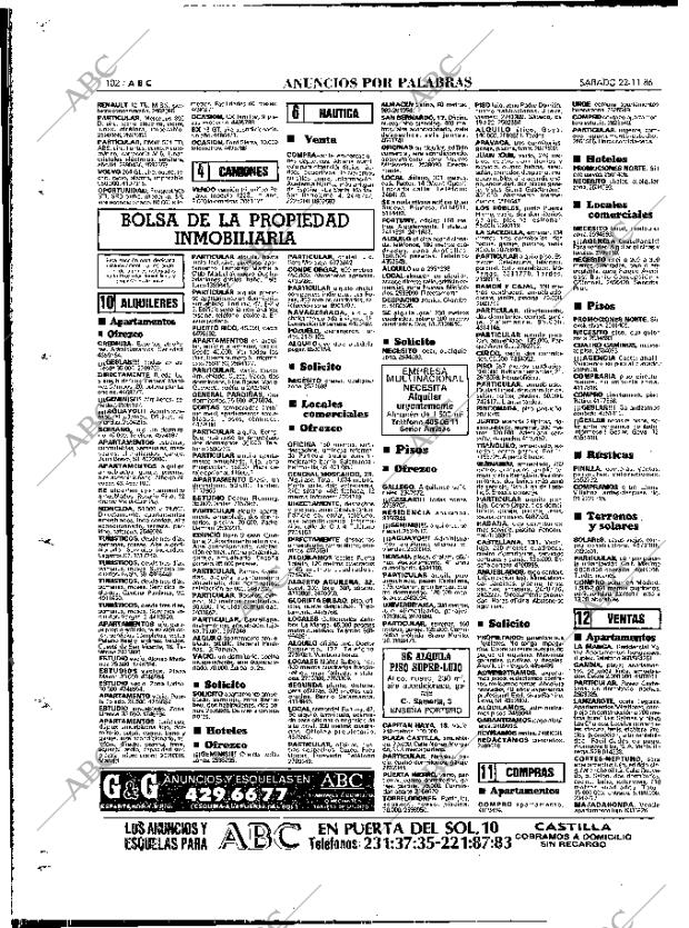 ABC MADRID 22-11-1986 página 102