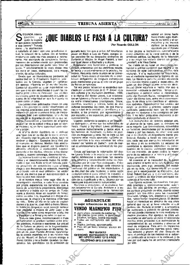 ABC MADRID 22-11-1986 página 36