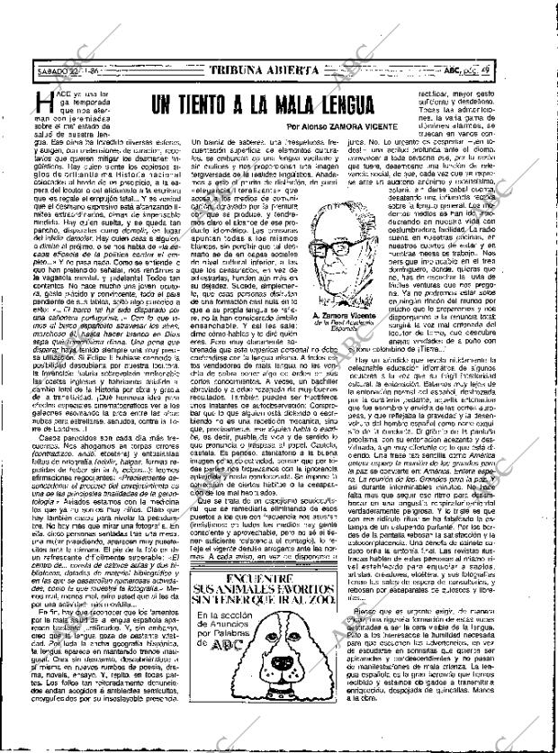 ABC MADRID 22-11-1986 página 49