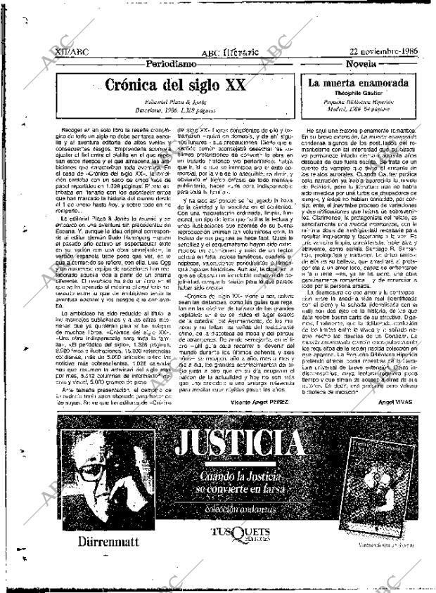 ABC MADRID 22-11-1986 página 64