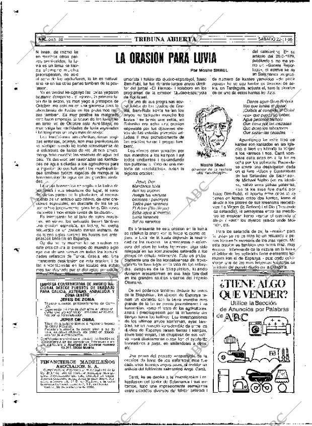 ABC MADRID 22-11-1986 página 88