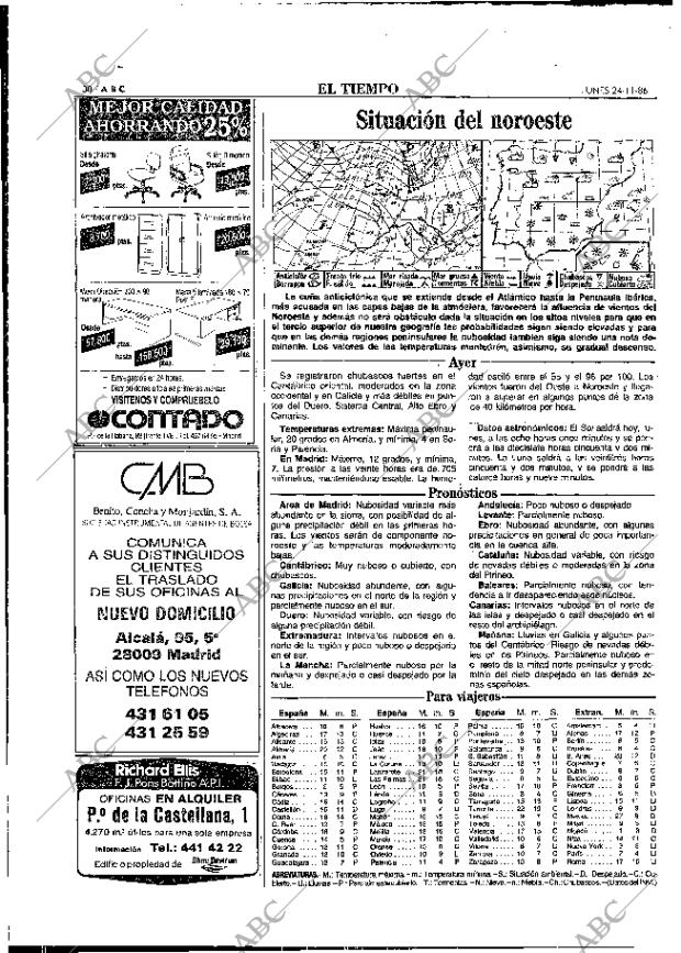 ABC MADRID 24-11-1986 página 30