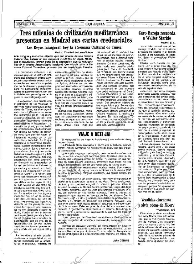 ABC MADRID 24-11-1986 página 35