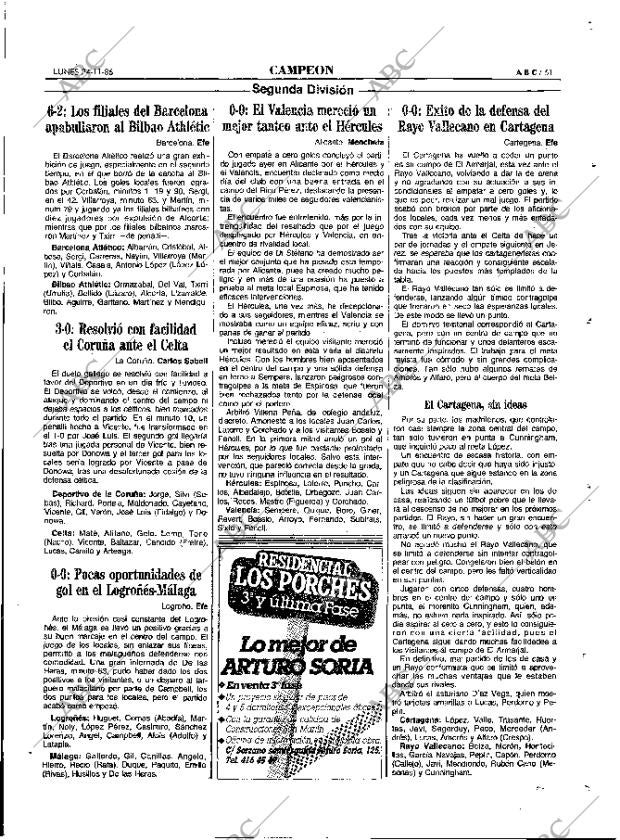 ABC MADRID 24-11-1986 página 61