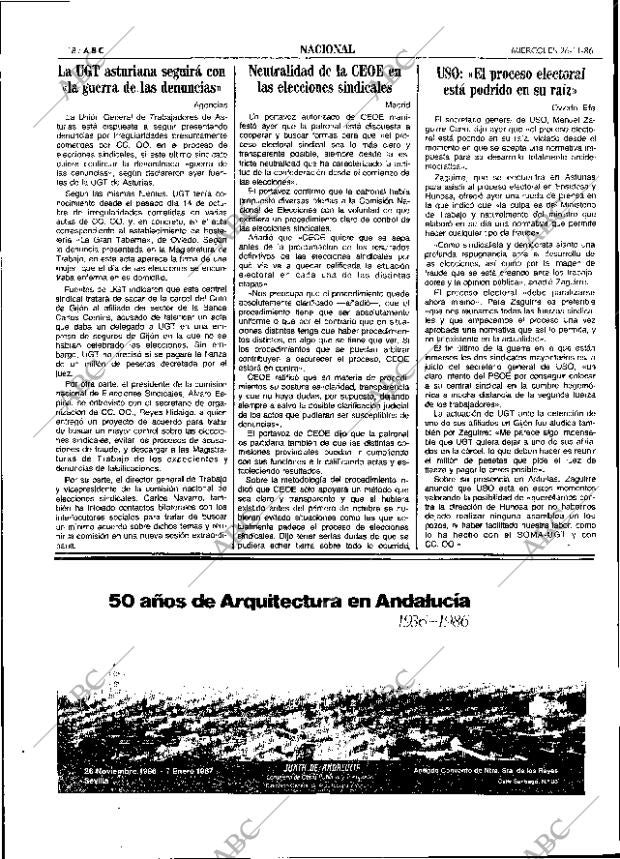 ABC SEVILLA 26-11-1986 página 18