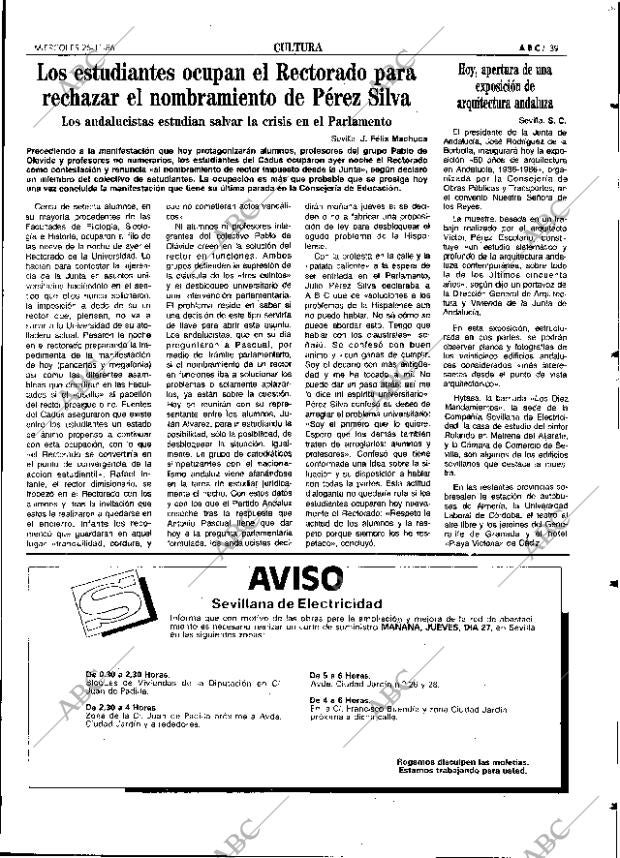 ABC SEVILLA 26-11-1986 página 39