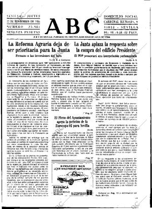 ABC SEVILLA 27-11-1986 página 13