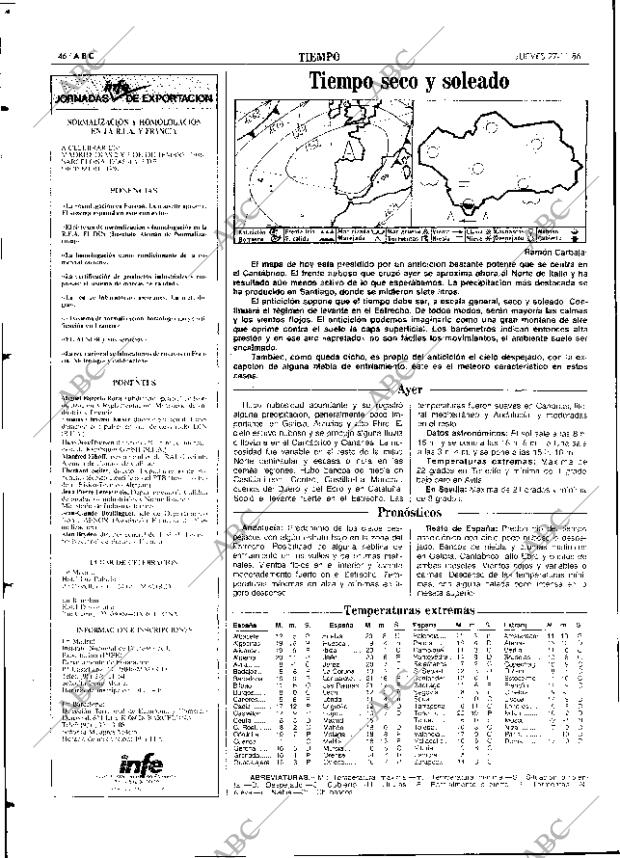 ABC SEVILLA 27-11-1986 página 46