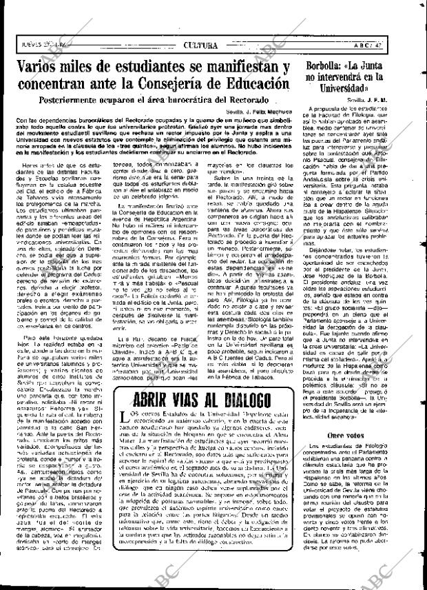 ABC SEVILLA 27-11-1986 página 47