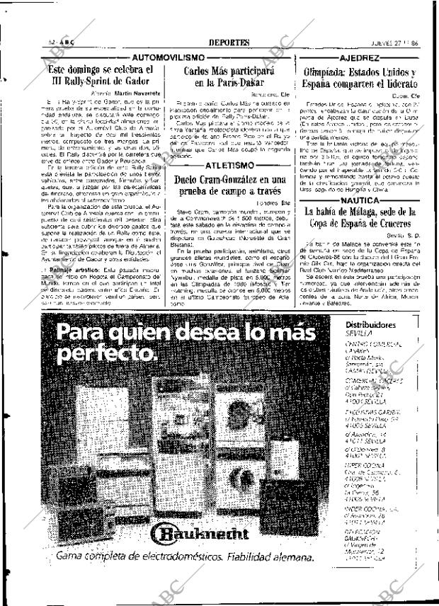 ABC SEVILLA 27-11-1986 página 62