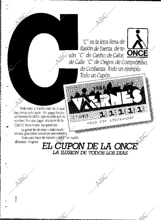 ABC MADRID 28-11-1986 página 114