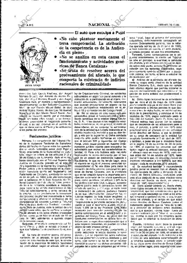 ABC MADRID 28-11-1986 página 24