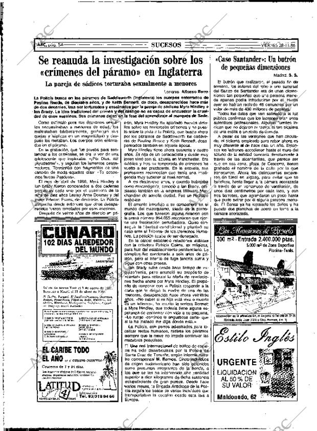 ABC MADRID 28-11-1986 página 54