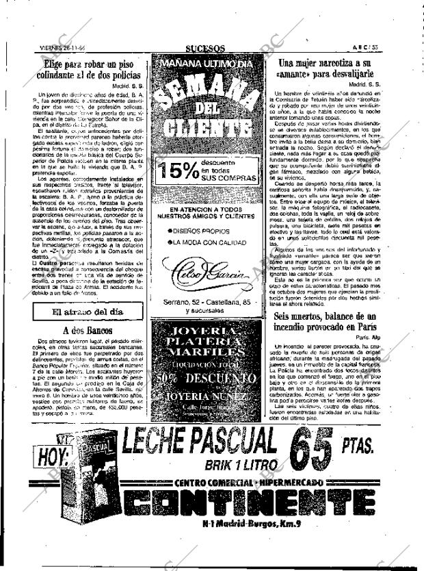 ABC MADRID 28-11-1986 página 55