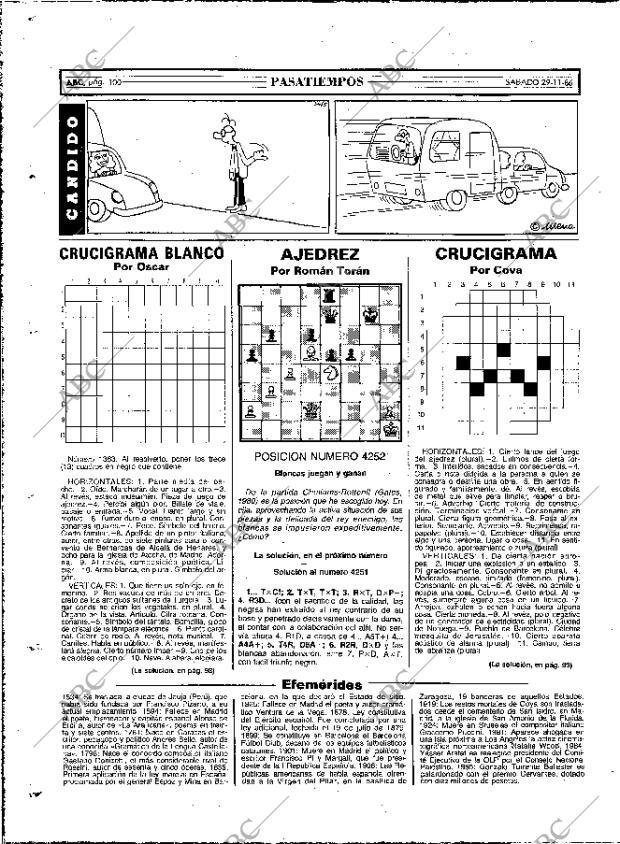 ABC MADRID 29-11-1986 página 100