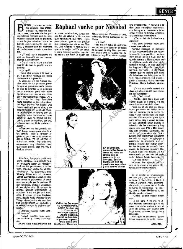 ABC MADRID 29-11-1986 página 107