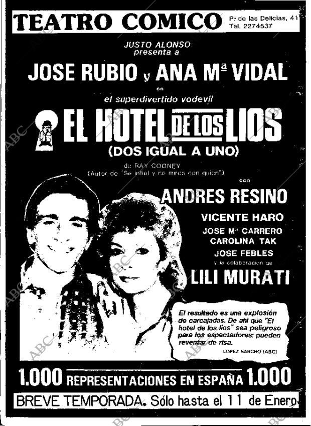 ABC MADRID 29-11-1986 página 111