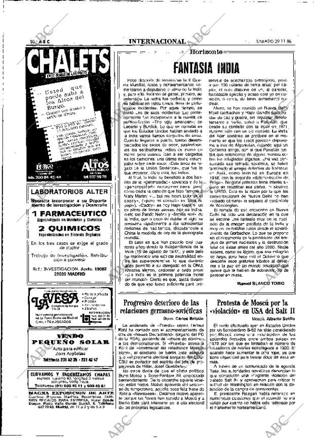 ABC MADRID 29-11-1986 página 30