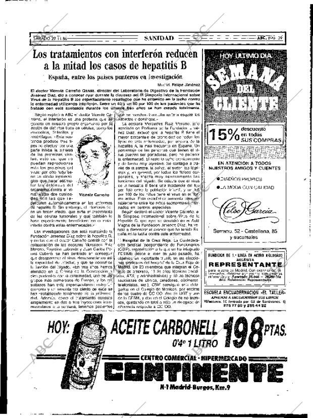 ABC MADRID 29-11-1986 página 39
