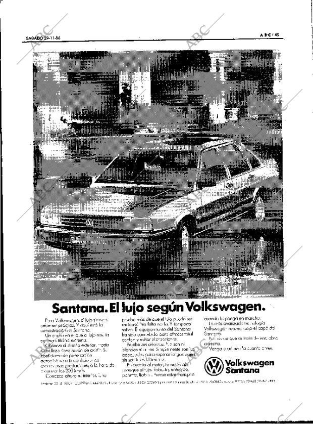 ABC MADRID 29-11-1986 página 45