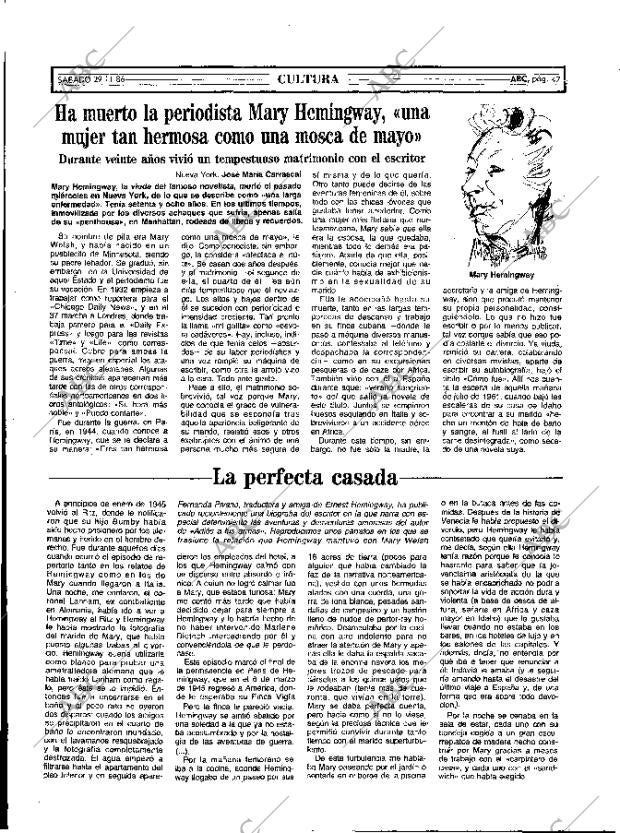 ABC MADRID 29-11-1986 página 47