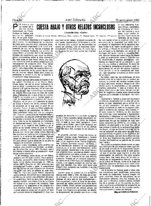 ABC MADRID 29-11-1986 página 52