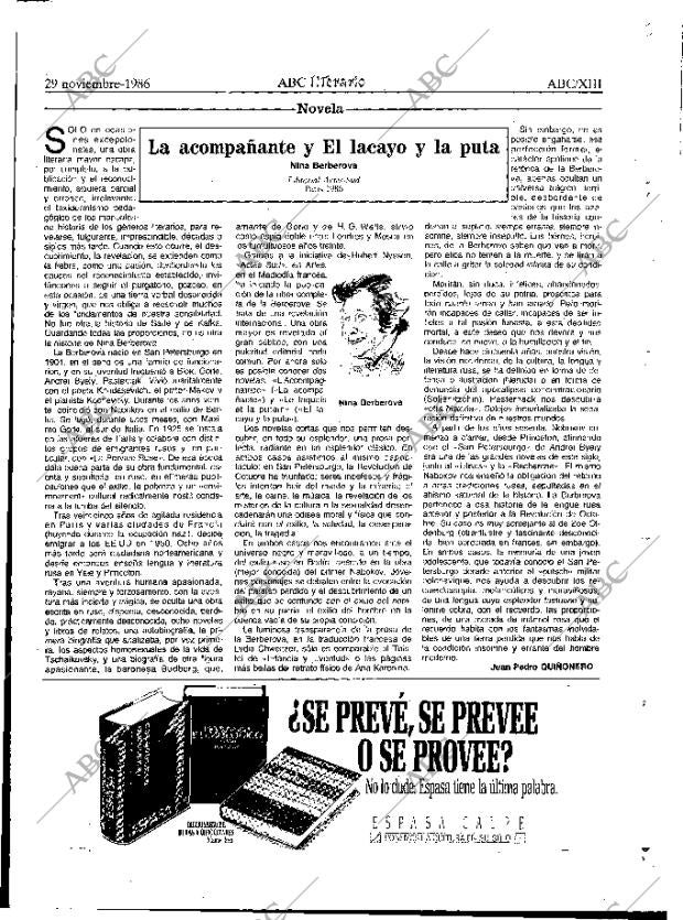 ABC MADRID 29-11-1986 página 61