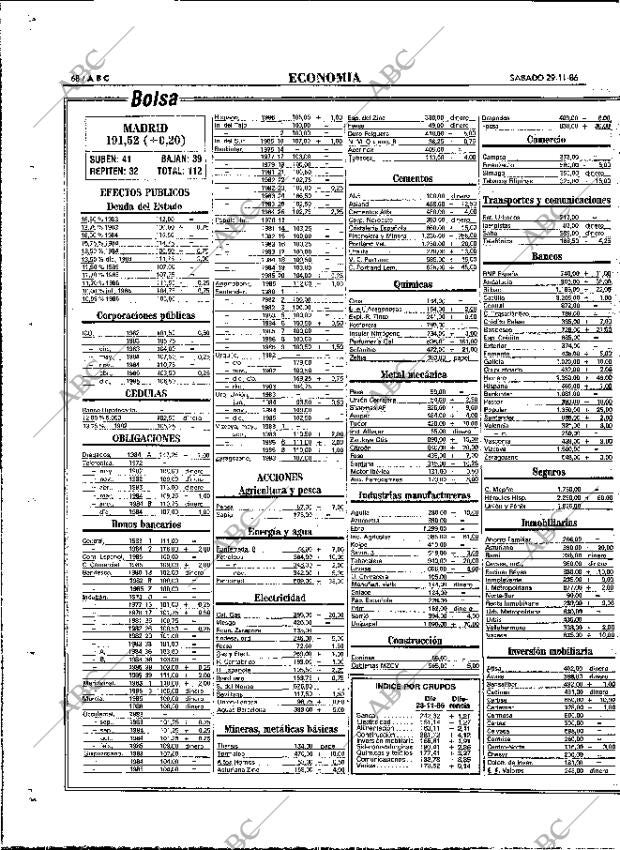 ABC MADRID 29-11-1986 página 68