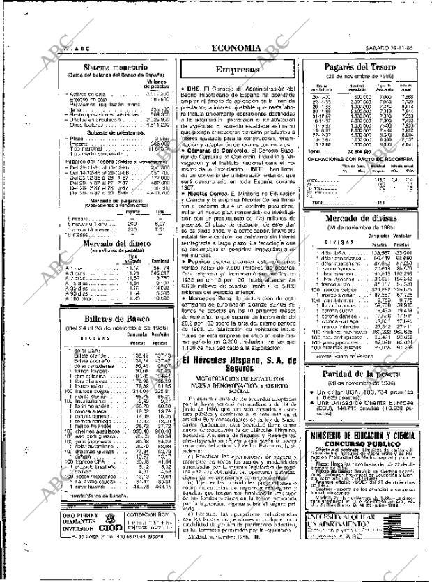 ABC MADRID 29-11-1986 página 72