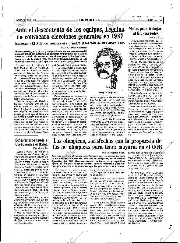 ABC MADRID 29-11-1986 página 75