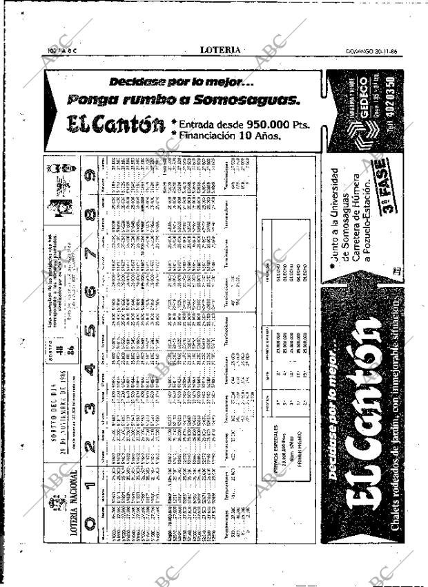 ABC MADRID 30-11-1986 página 102