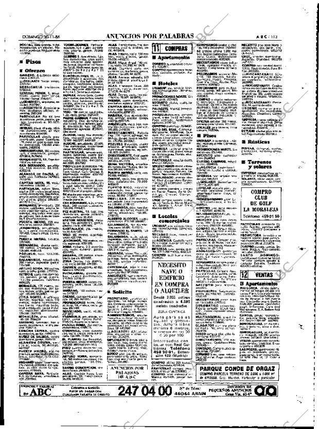 ABC MADRID 30-11-1986 página 113