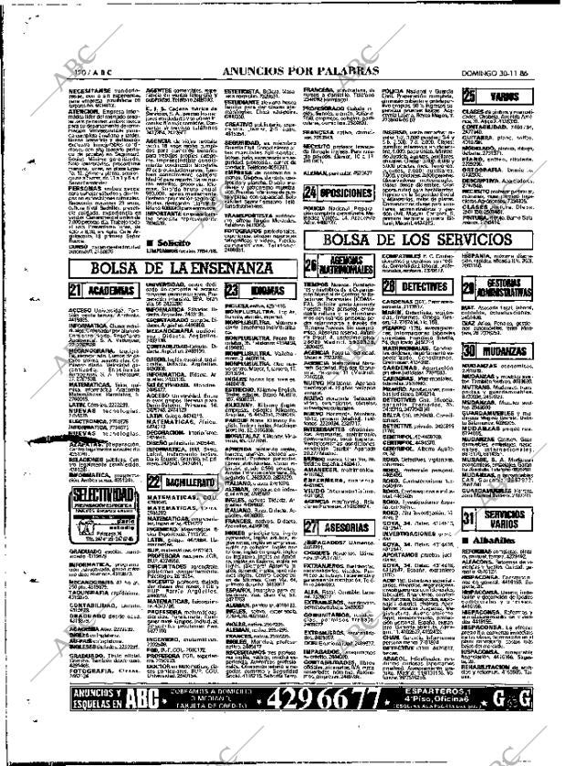 ABC MADRID 30-11-1986 página 120