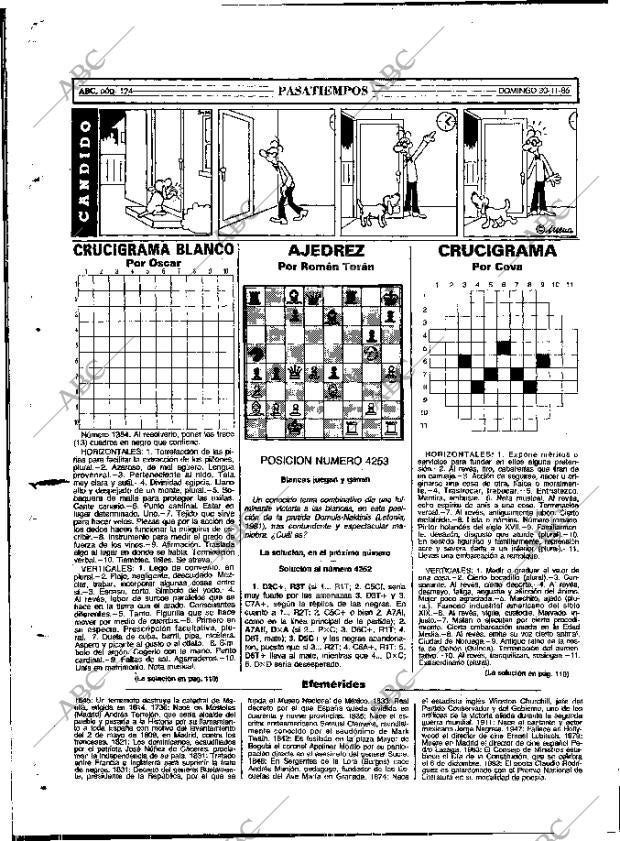 ABC MADRID 30-11-1986 página 124