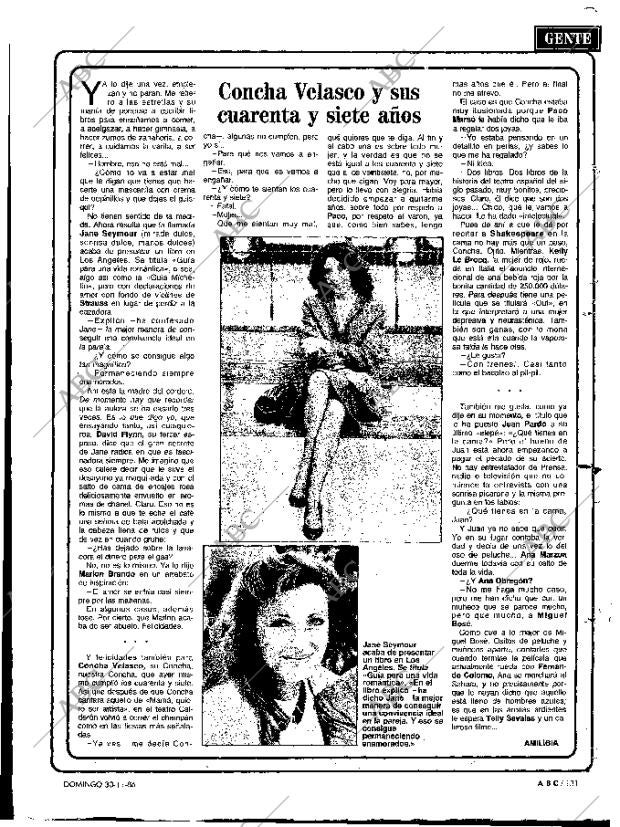 ABC MADRID 30-11-1986 página 131