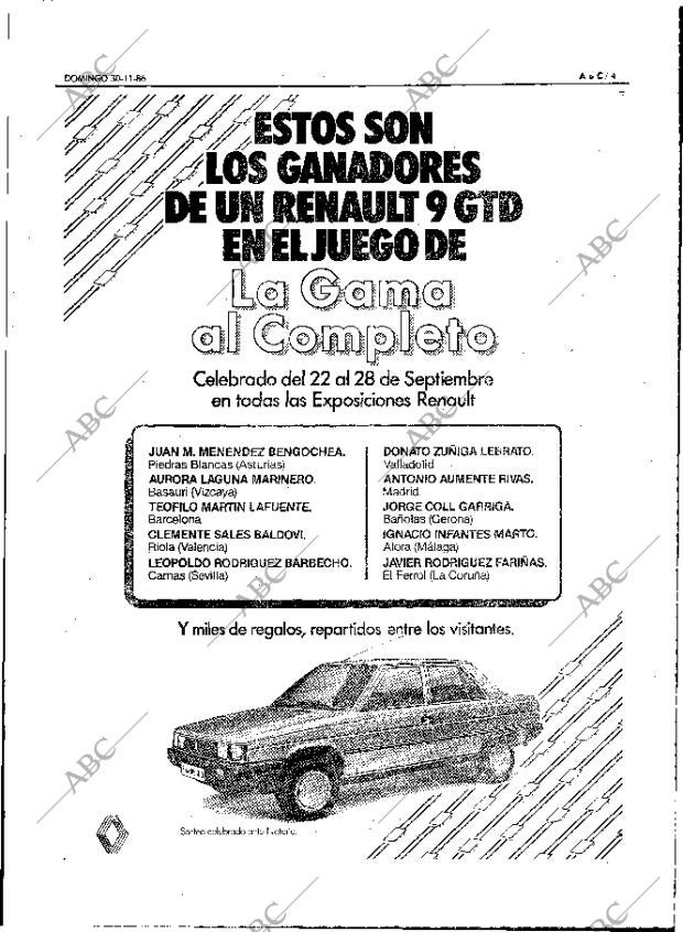 ABC MADRID 30-11-1986 página 41