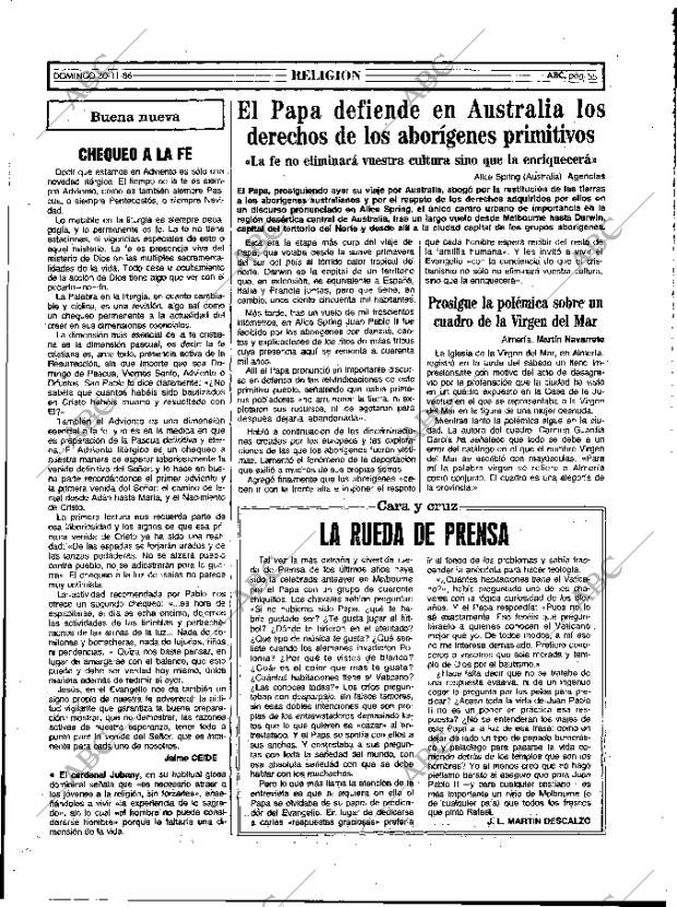 ABC MADRID 30-11-1986 página 55