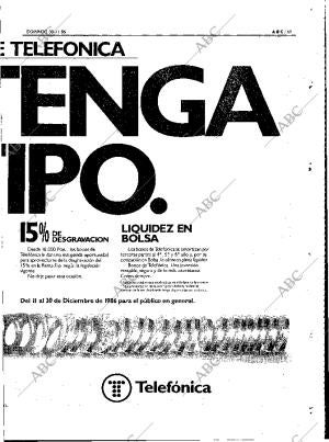 ABC MADRID 30-11-1986 página 69
