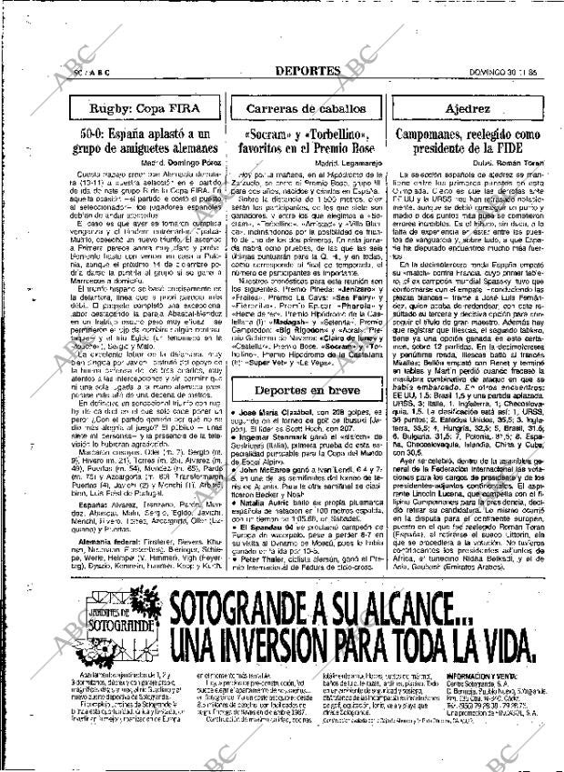 ABC MADRID 30-11-1986 página 90