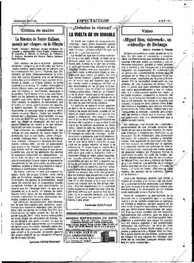 ABC MADRID 30-11-1986 página 95