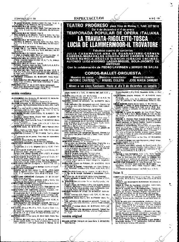ABC MADRID 30-11-1986 página 99