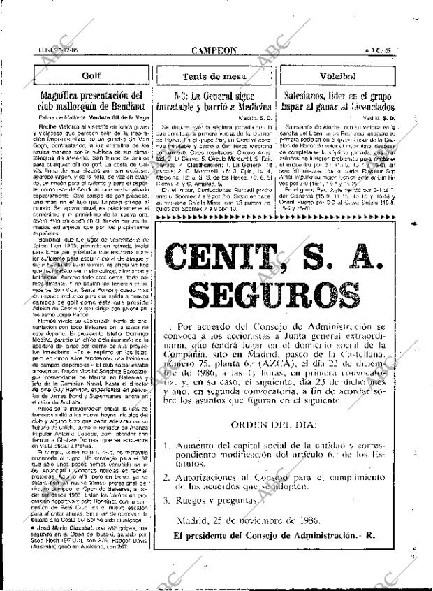 ABC MADRID 01-12-1986 página 69